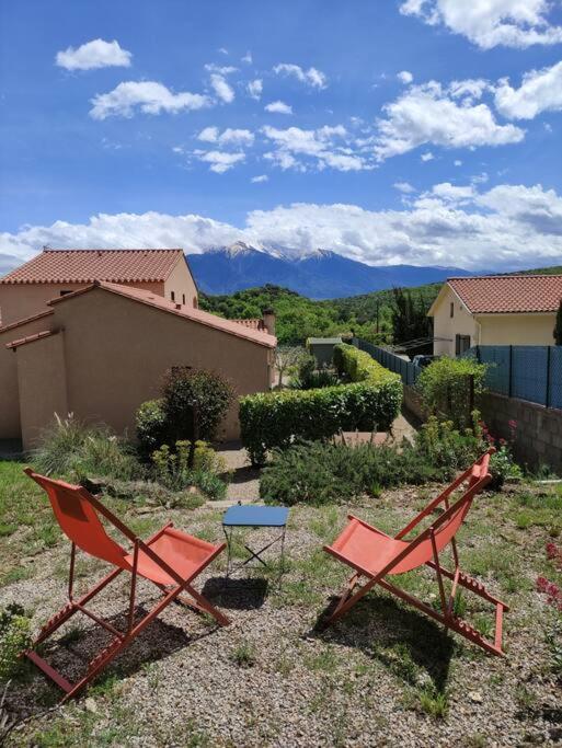 Charmant T2 Moderne Au Calme Avec Jardin Vue Sur Canigou Molitg-les-Bains Extérieur photo